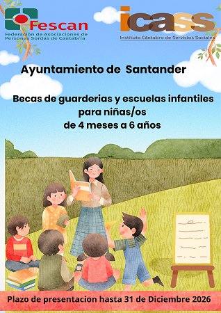 BECAS PARA GUARDERÍAS Y ESCUELAS INFANTILES DEL AYUNTAMIENTO DE SANTANDER