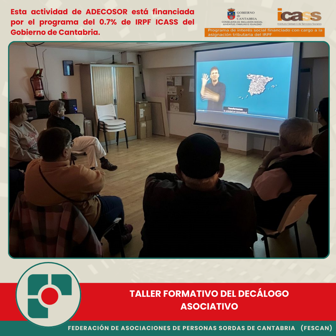 CHARLA «DECALOGO ASOCIATIVO» EN ASOBE