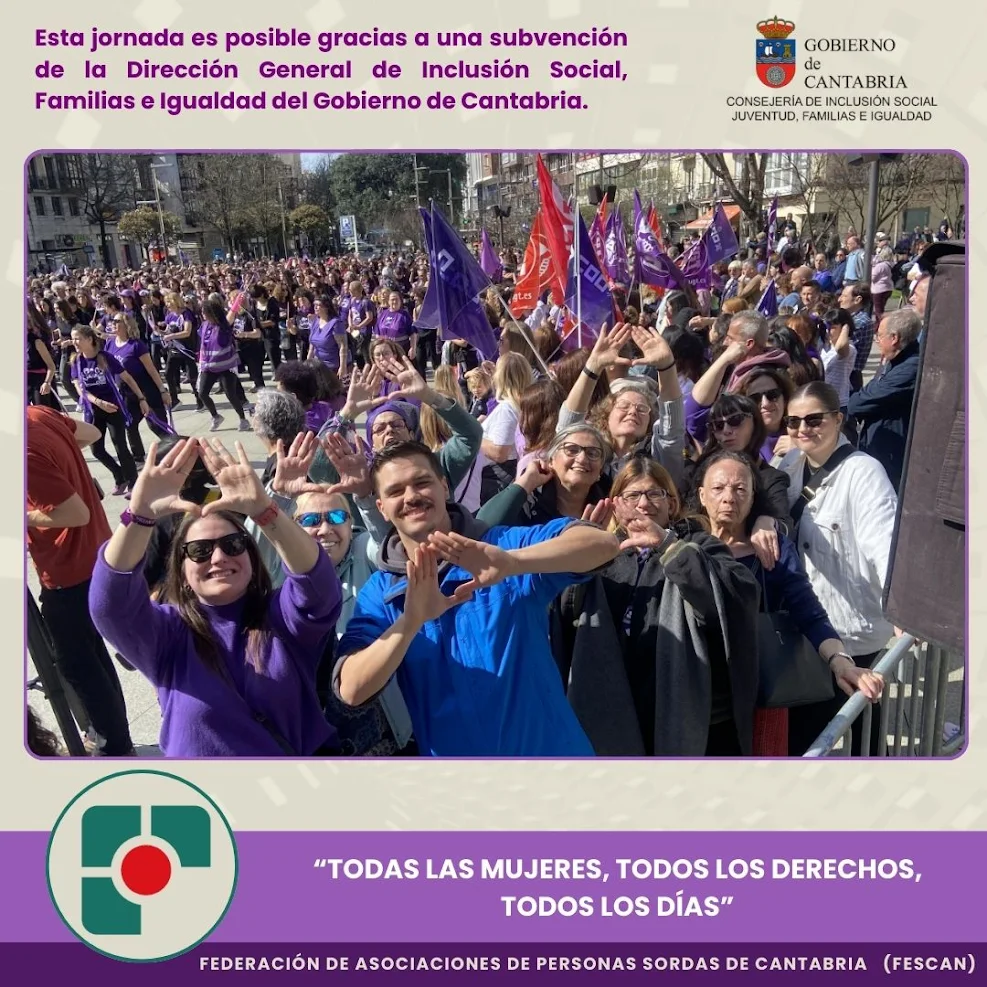 MANIFESTACIÓN 8M. TODAS LAS MUJERES, TODOS LOS DERECHOS, TODOS LOS DÍAS