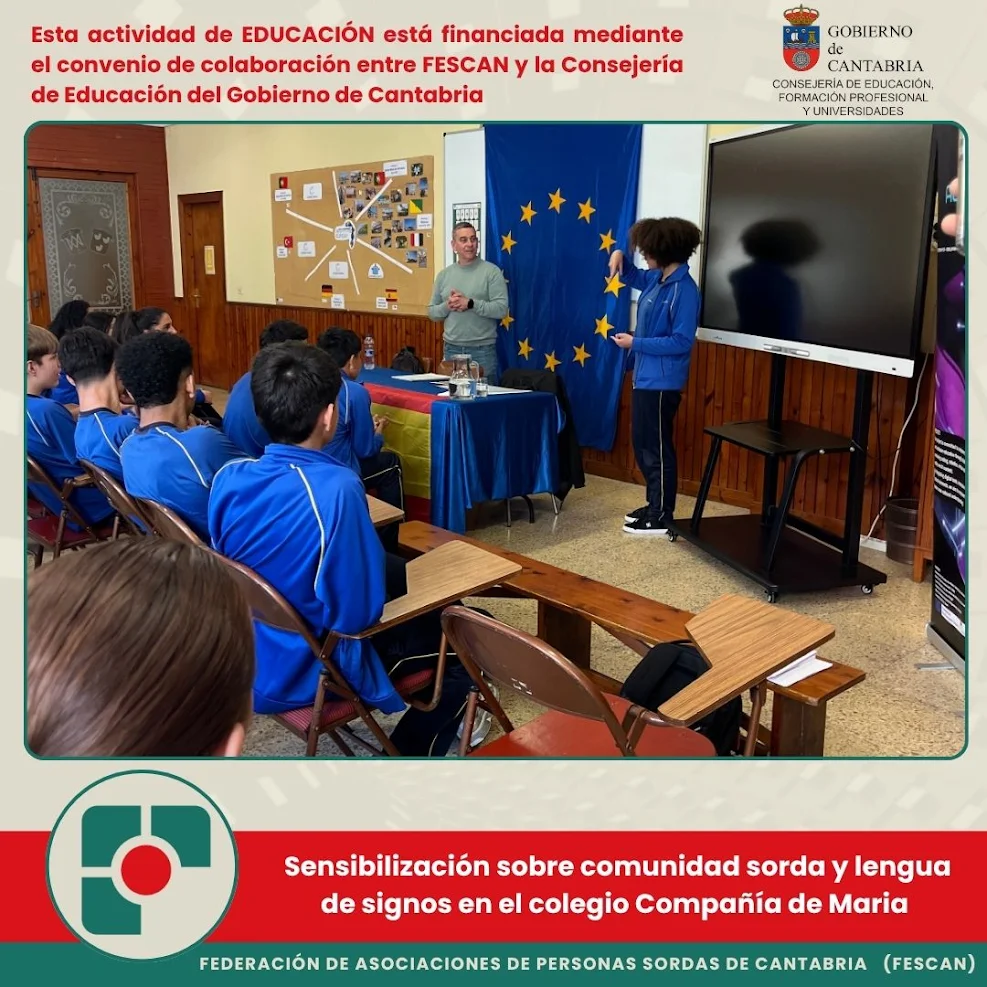 SENSIBILIZACIÓN SOBRE LA COMUNIDAD SORDA Y LA LENGUA DE SIGNOS EN EL COLEGIO COMPAÑÍA DE MARÍA