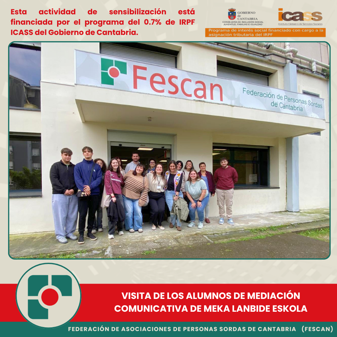 VISITA DE LOS ALUMNOS DE MEDIACIÓN COMUNICATIVA DE MEKA LANBIDE ESKOLA