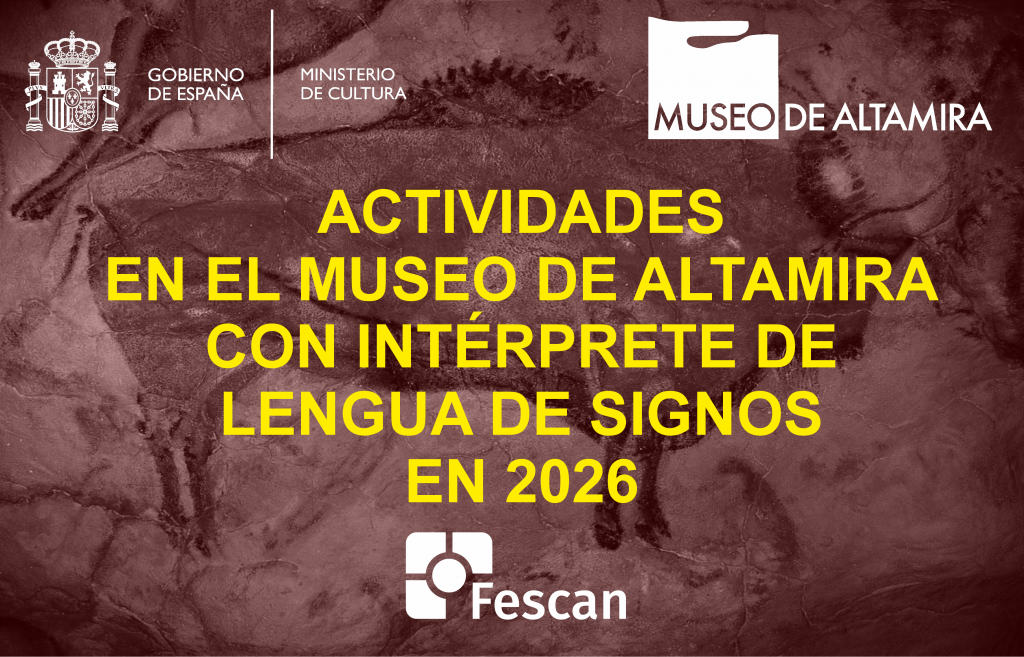 Nuevas actividades para las personas sordas con intérprete LSE en el Museo de Altamira