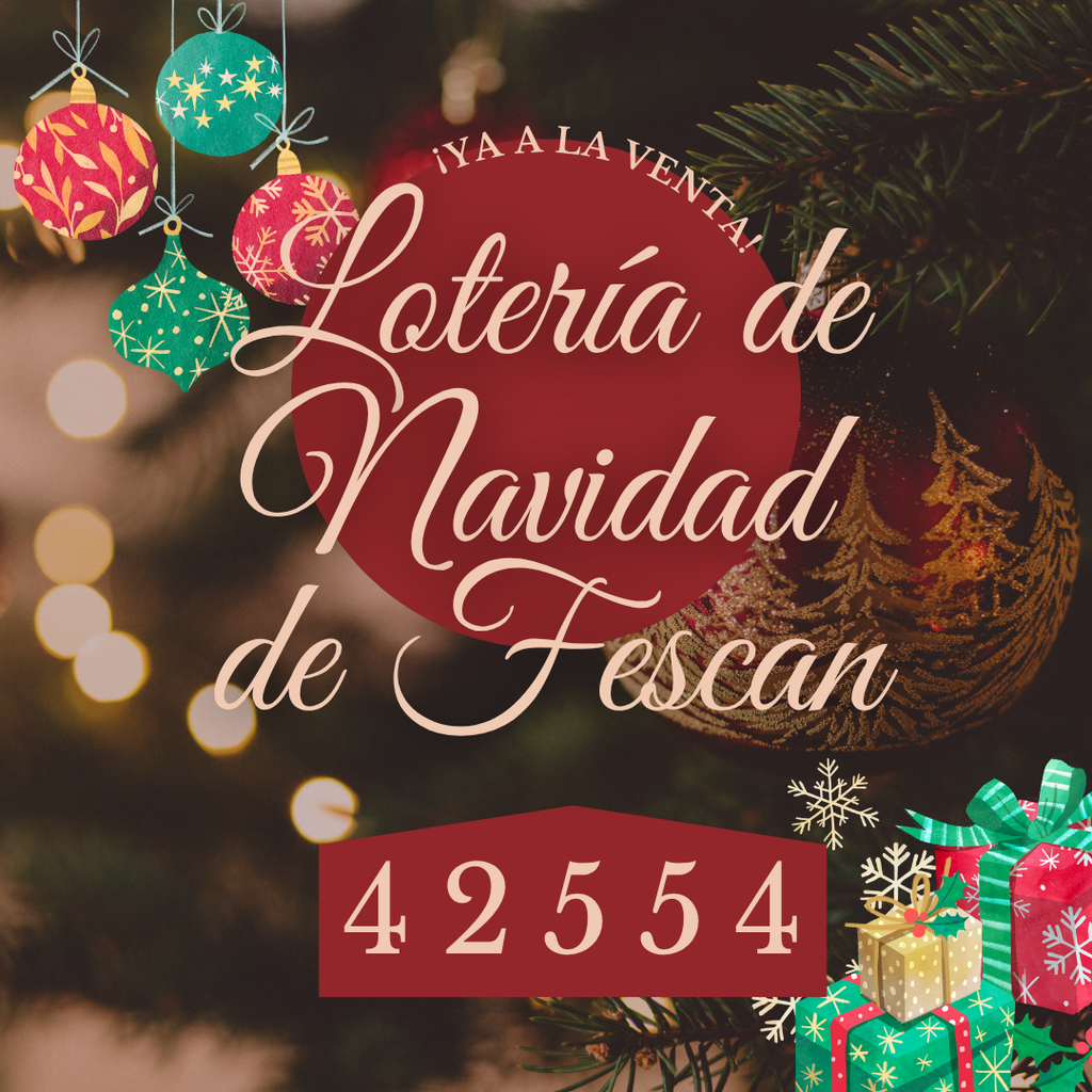 YA A LA VENTA EL NÚMERO DE FESCAN PARA EL SORTEO DE NAVIDAD